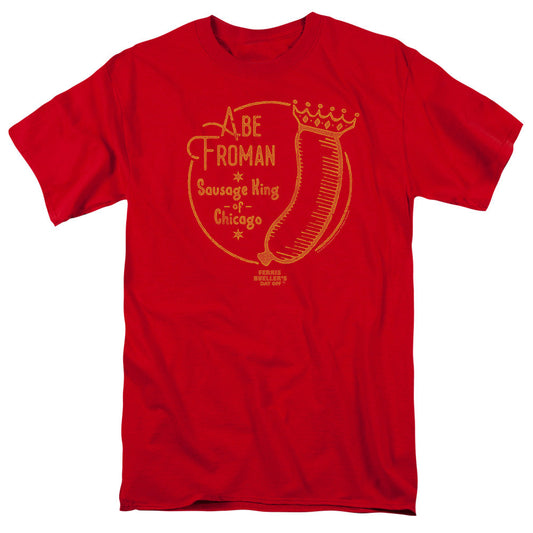 Ferris Bueller Abe Froman Mens T Shirt Red