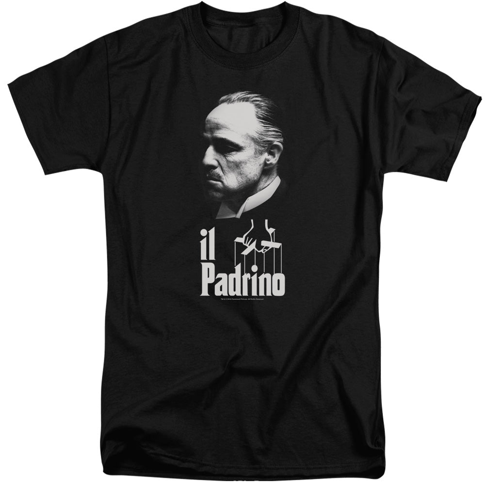 The Godfather II Padrino Mens Tall T Shirt Black