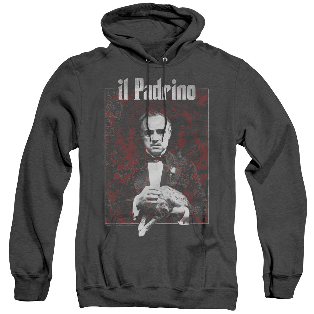 Godfather Sangue Heather Mens Hoodie Black