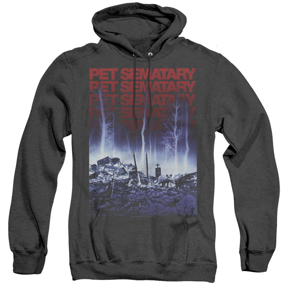 Pet Sematary Sematary Heather Mens Hoodie Black