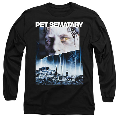 Pet Sematary Poster Art Mens Long Sleeve Shirt Black