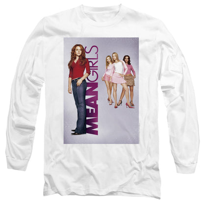Mean Girls Poster Art Mens Long Sleeve Shirt White