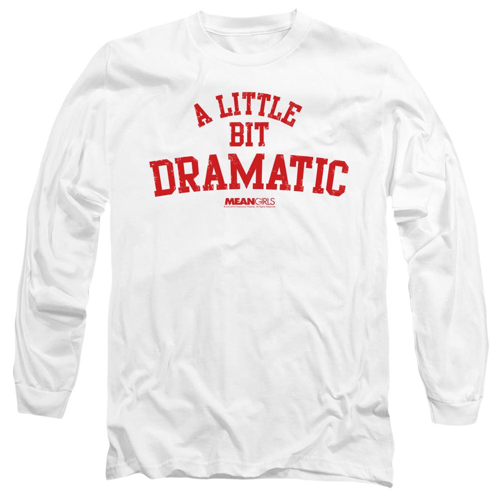 Mean Girls Dramatic Mens Long Sleeve Shirt White