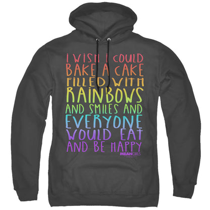Mean Girls Rainbows And Cake Mens Hoodie Black