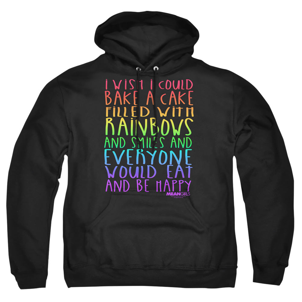 Mean Girls Rainbows And Cake Mens Hoodie Black