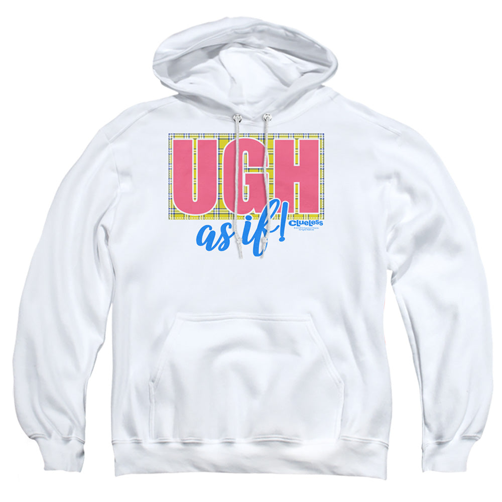 Clueless Ugh As If Mens Hoodie White