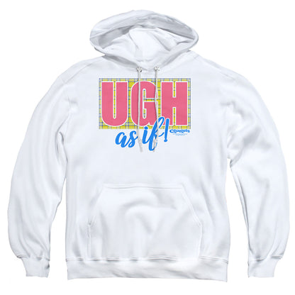 Clueless Ugh As If Mens Hoodie White