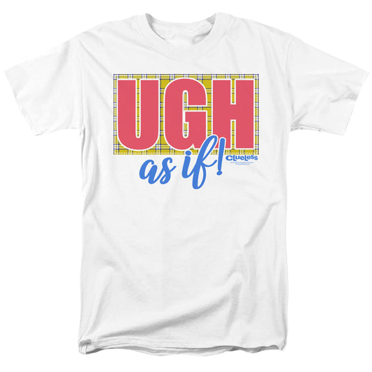 Clueless Ugh As If Mens T Shirt White