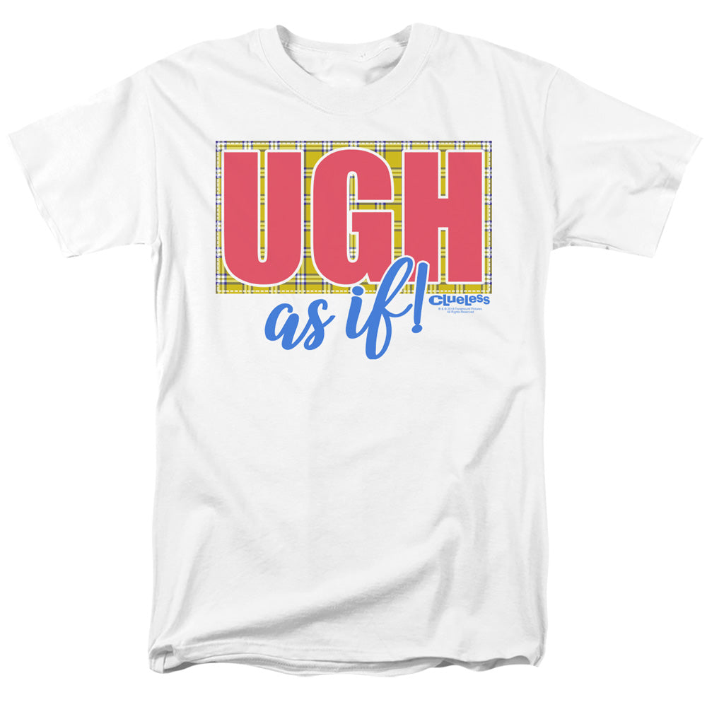 Clueless Ugh As If Mens T Shirt White