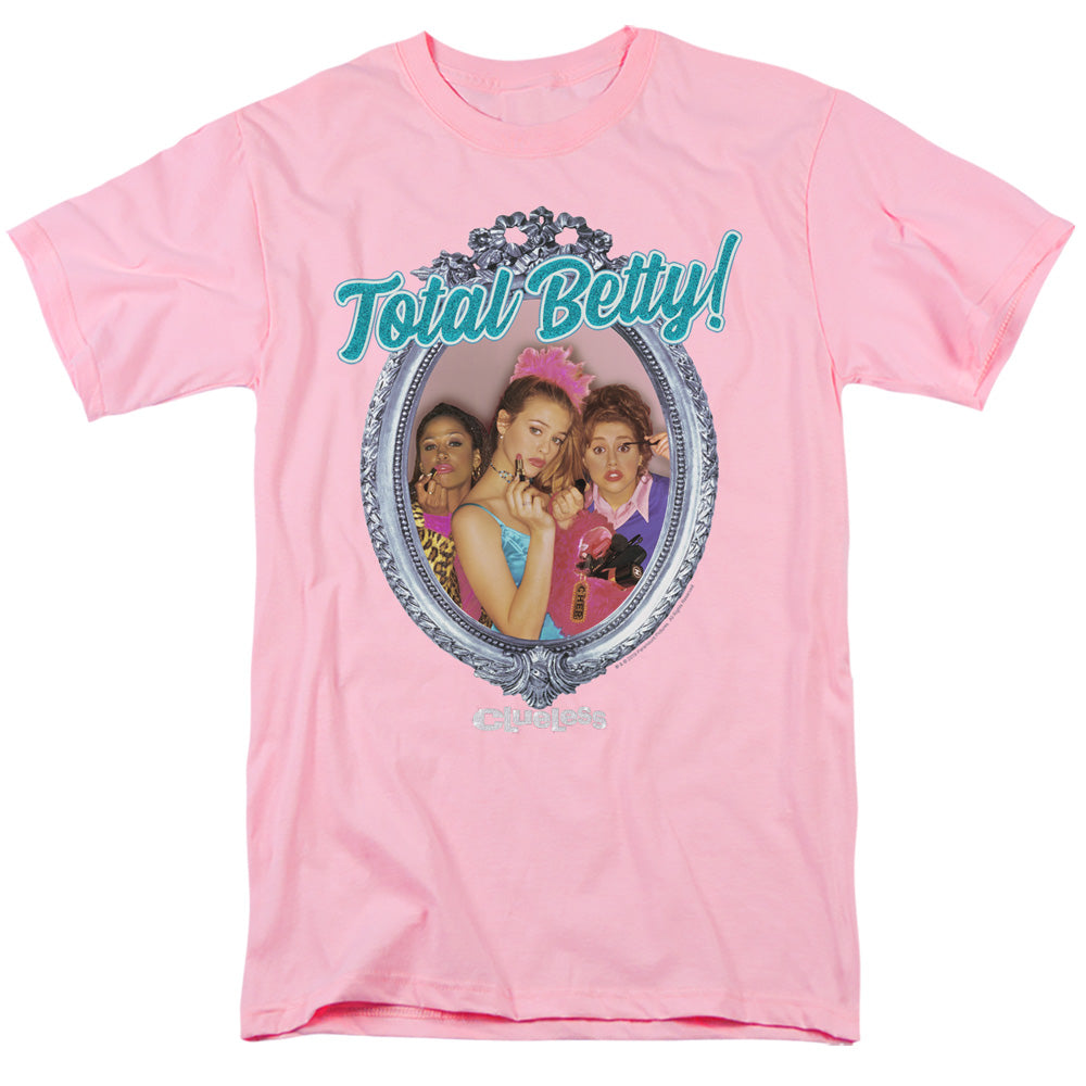 Clueless Total Betty Mens T Shirt Pink