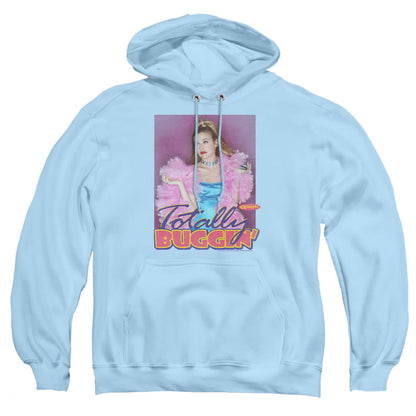 Clueless Totally Buggin Mens Hoodie Light Blue