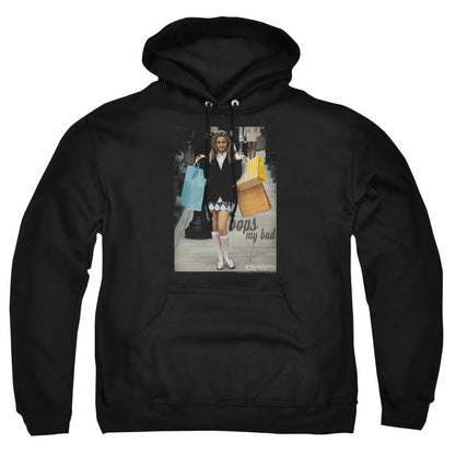 Clueless Oops My Bad Mens Hoodie Black