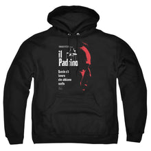 Load image into Gallery viewer, Godfather Italian Profile Mens Hoodie Black
