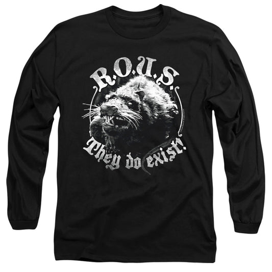 Pb They Do Exist Mens Long Sleeve Shirt Black