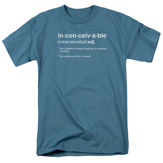 Princess Bride Definition Mens T Shirt Slate