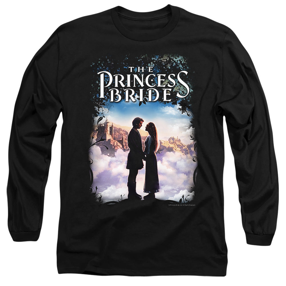 Princess Bride Storybook Love Mens Long Sleeve Shirt Black