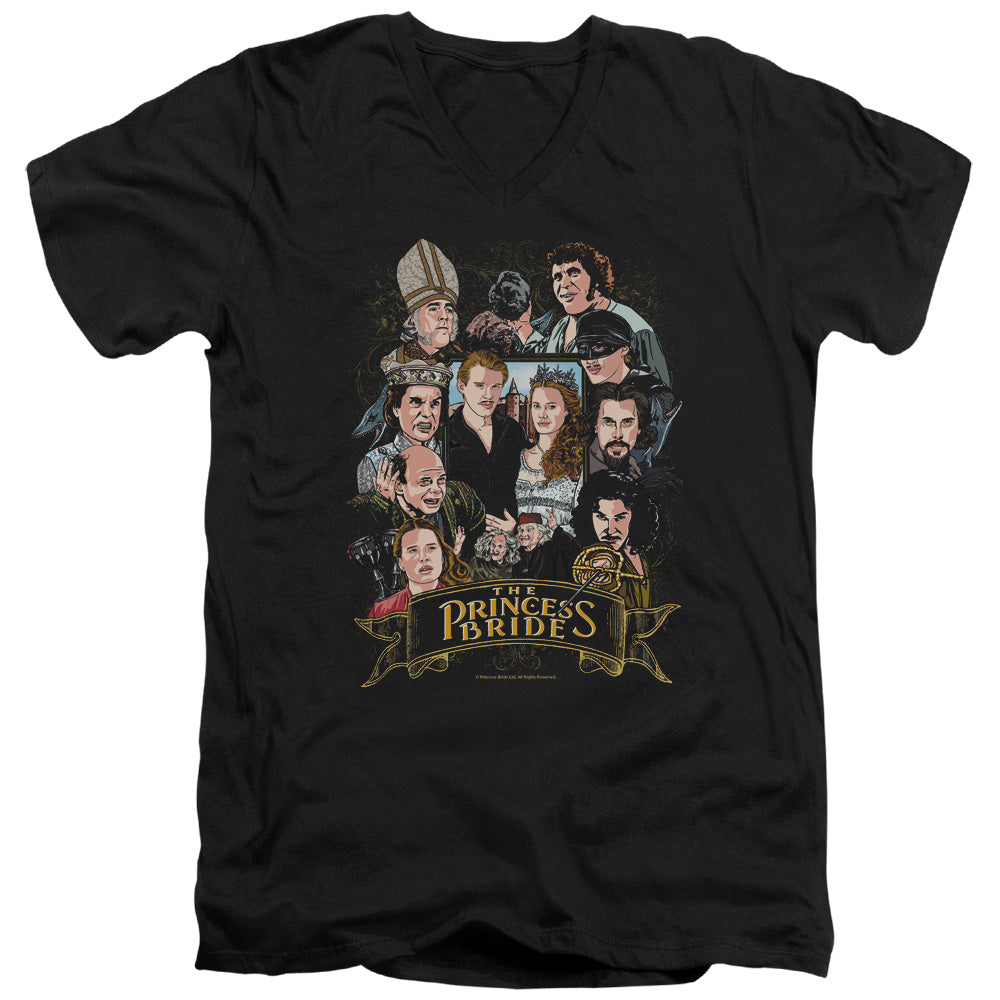 The Princess Bride Timeless Mens Slim Fit V-Neck T Shirt Black