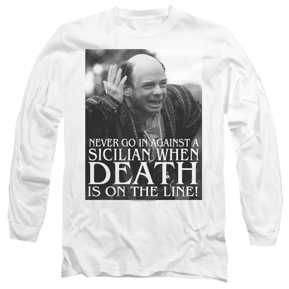 Princess Bride Sicilian Mens Long Sleeve Shirt White
