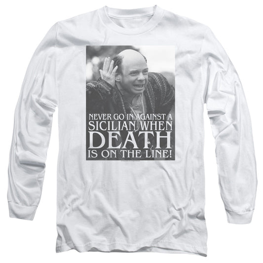 The Princess Bride Sicilian Mens Long Sleeve Shirt White