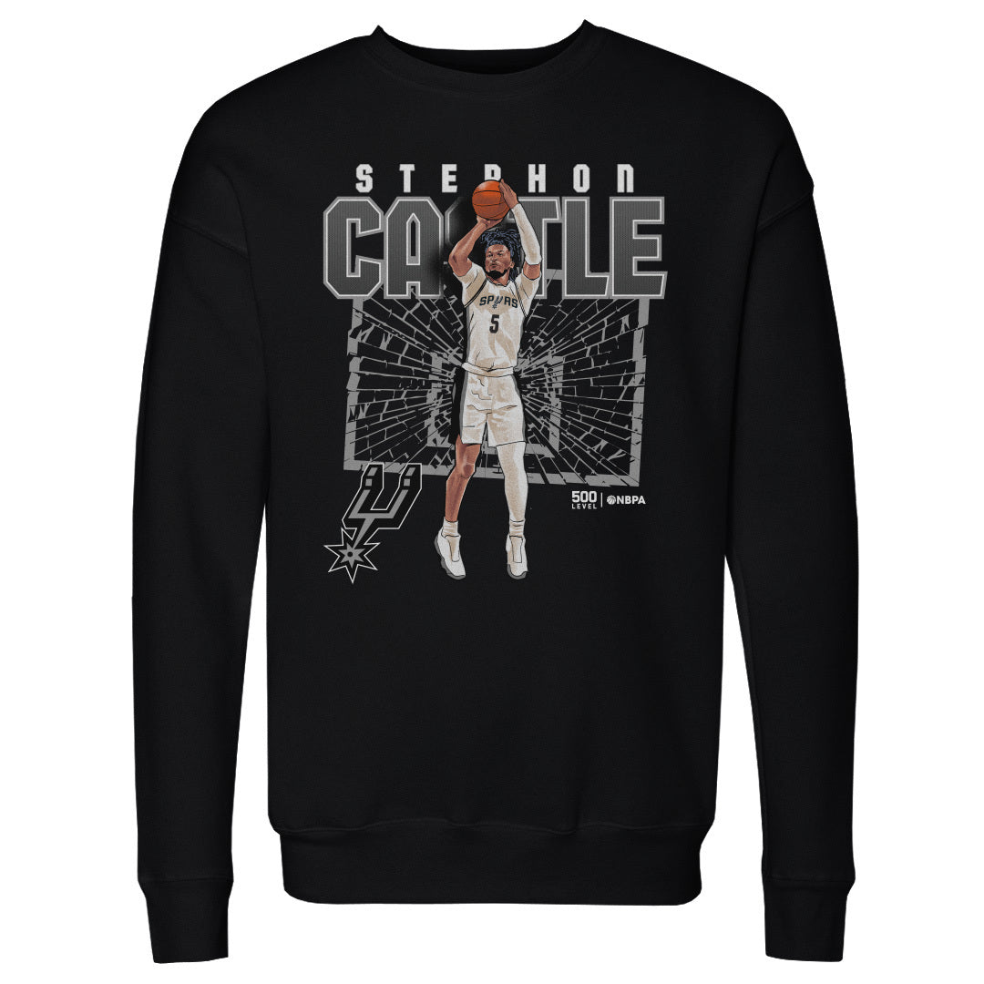 Stephon Castle San Antonio Spurs Shattered WHT