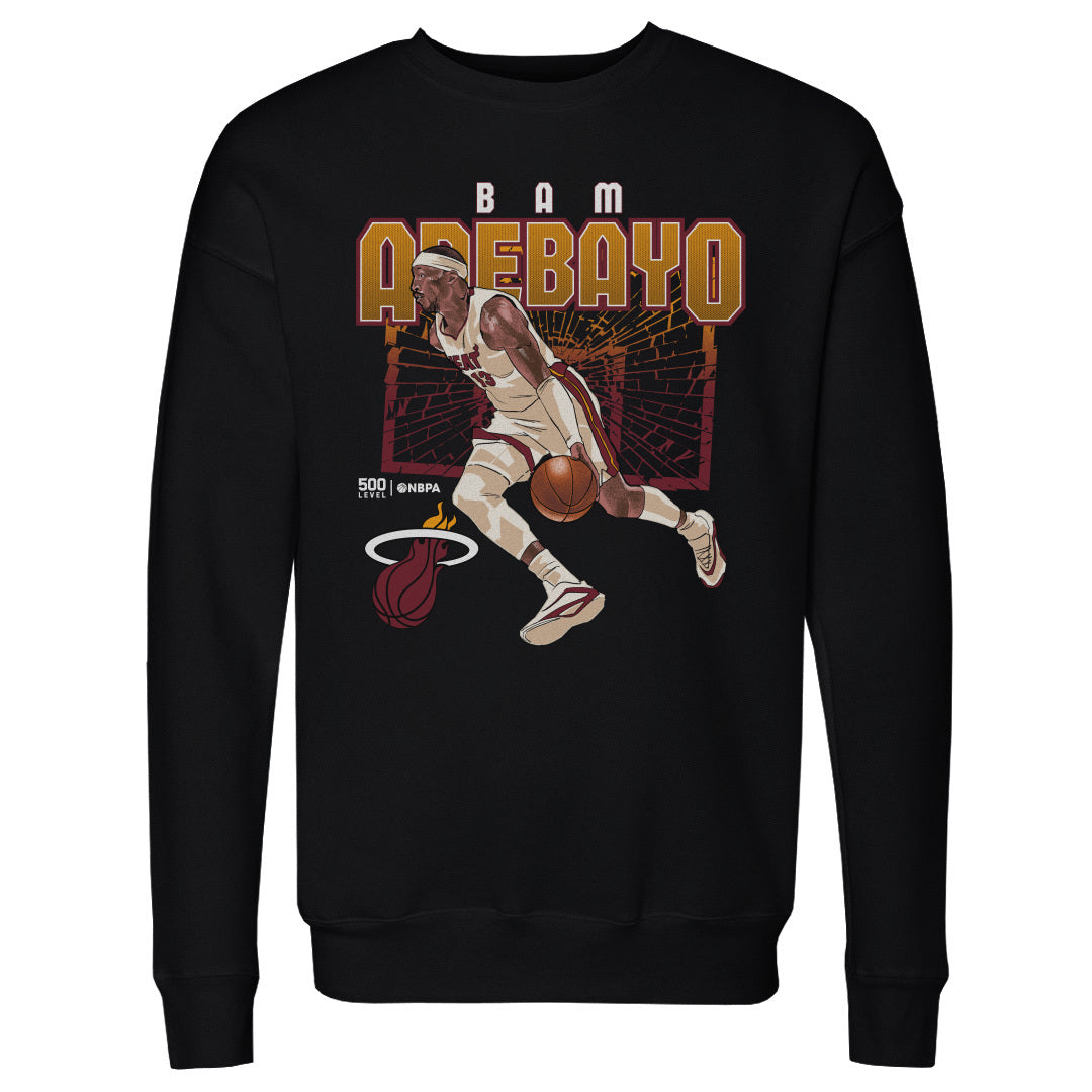 Bam Adebayo Miami Heat Shattered WHT