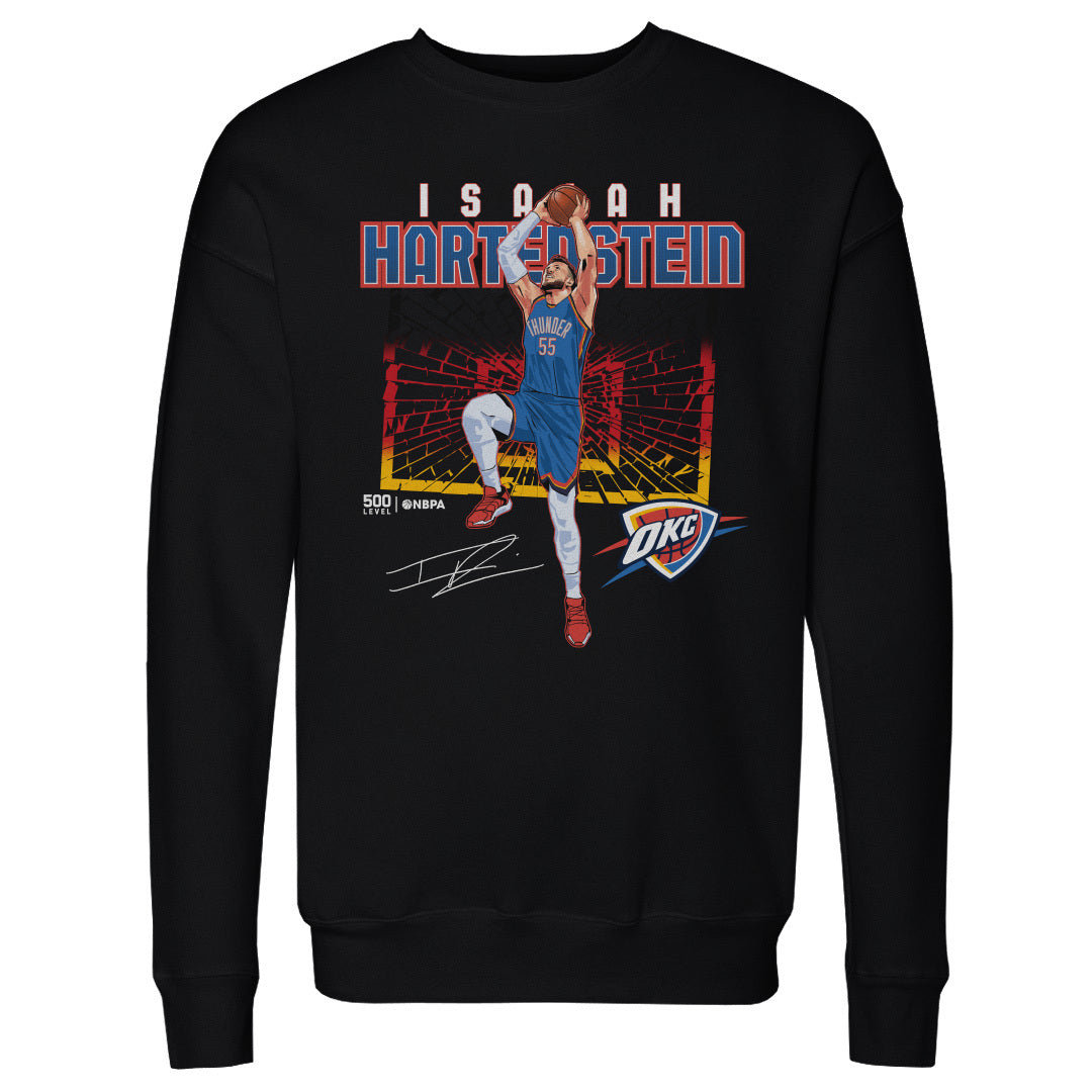 Isaiah Hartenstein Oklahoma City Thunder Shattered Flag WHT
