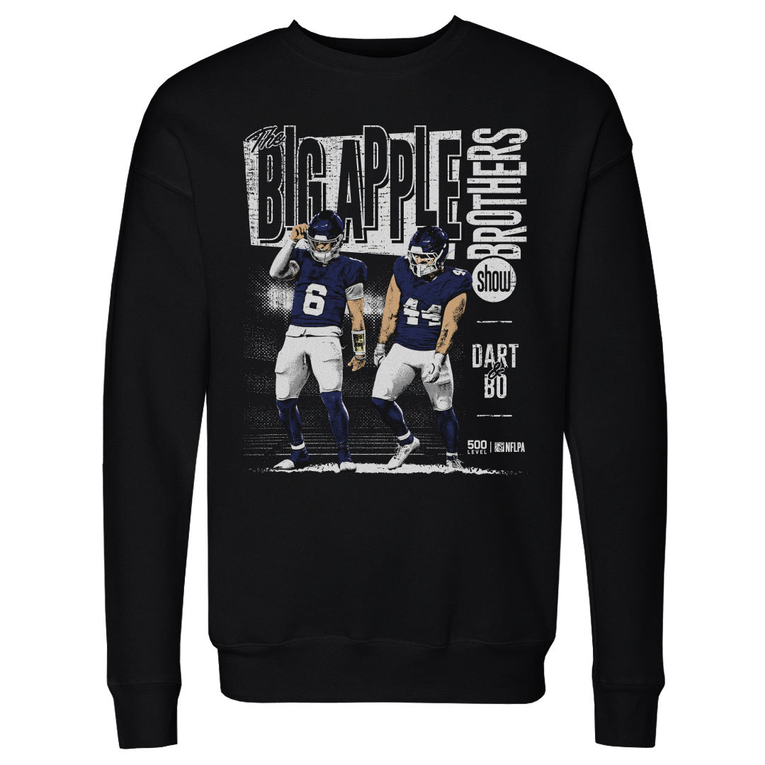 Jaxson Dart & Cam Skattebo New York G Big Apple Brothers WHT
