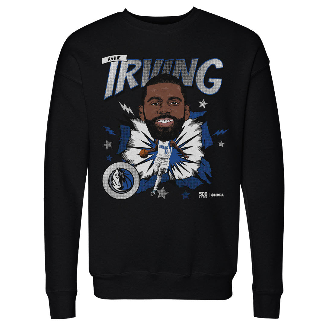Kyrie Irving Dallas Mavericks Caricature WHT