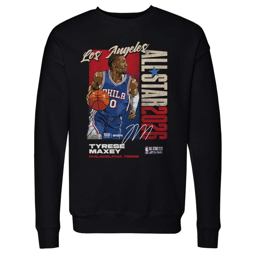 Tyrese Maxey Philadelphia 76ers 2026 NBA All-Star Vertical WHT