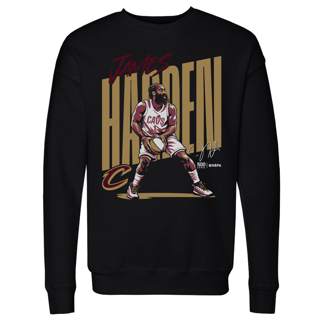 James Harden Cleveland Cavaliers Vector WHT