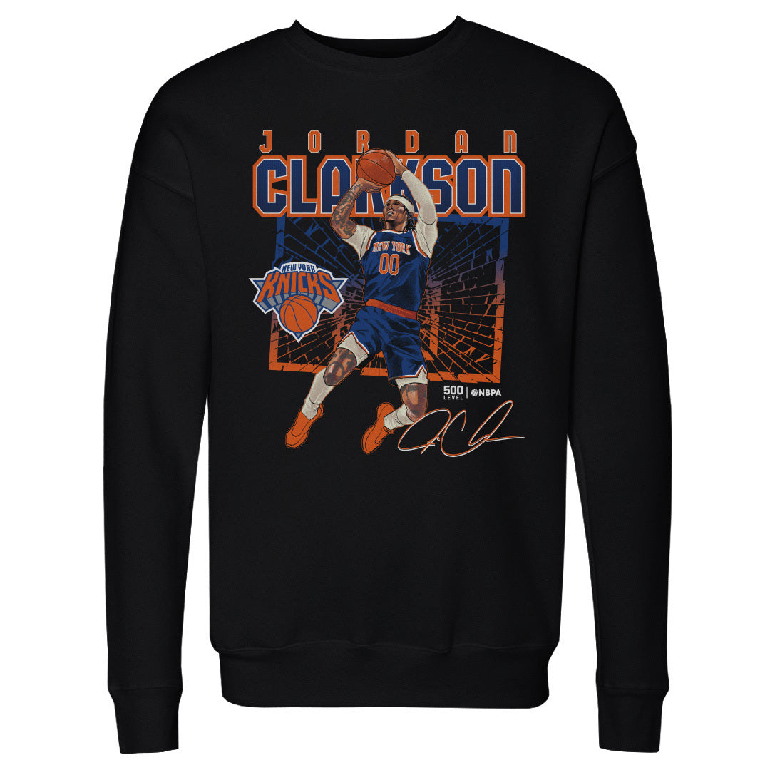 Jordan Clarkson New York Knicks Shattered WHT