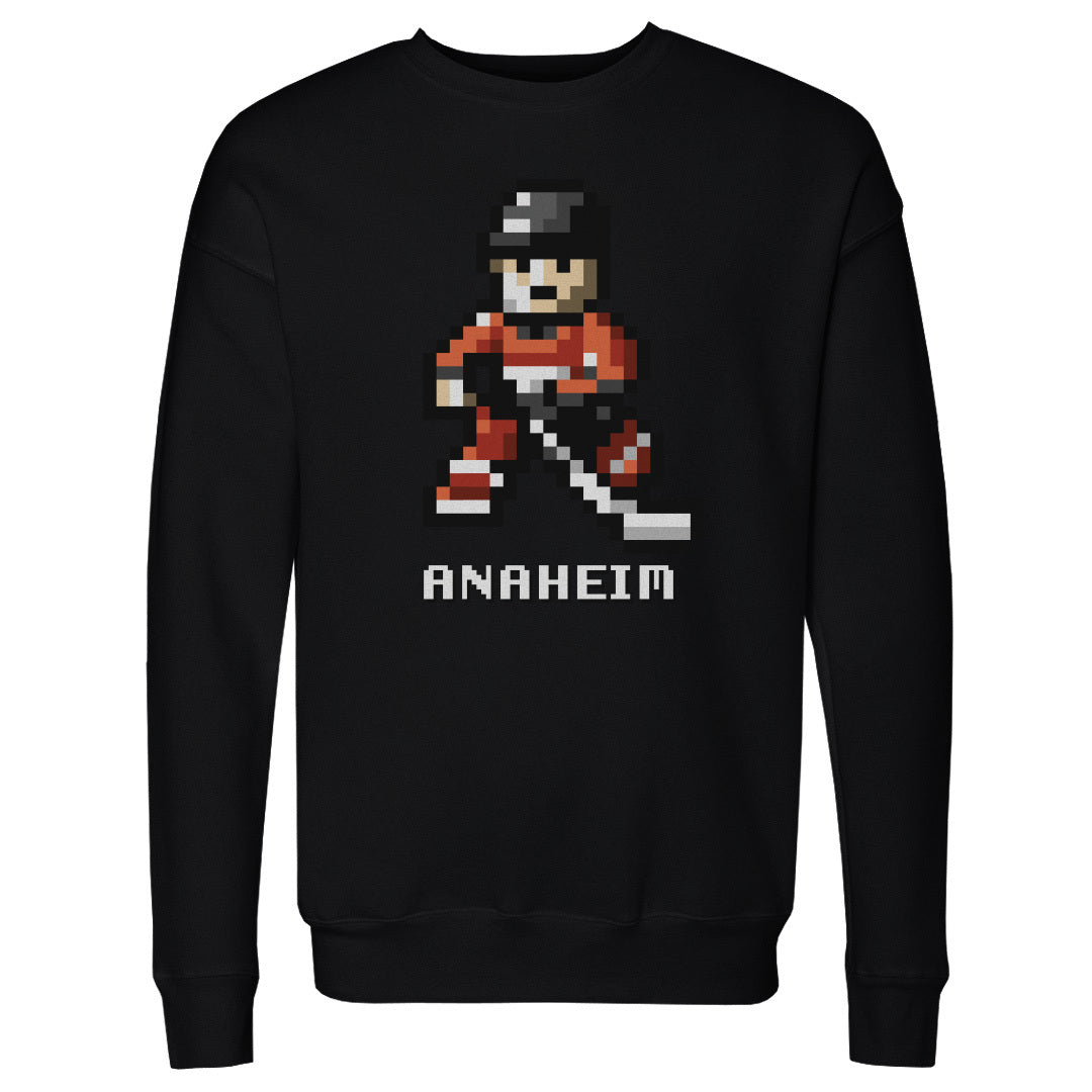 Anaheim Hockey 8-bit WHT