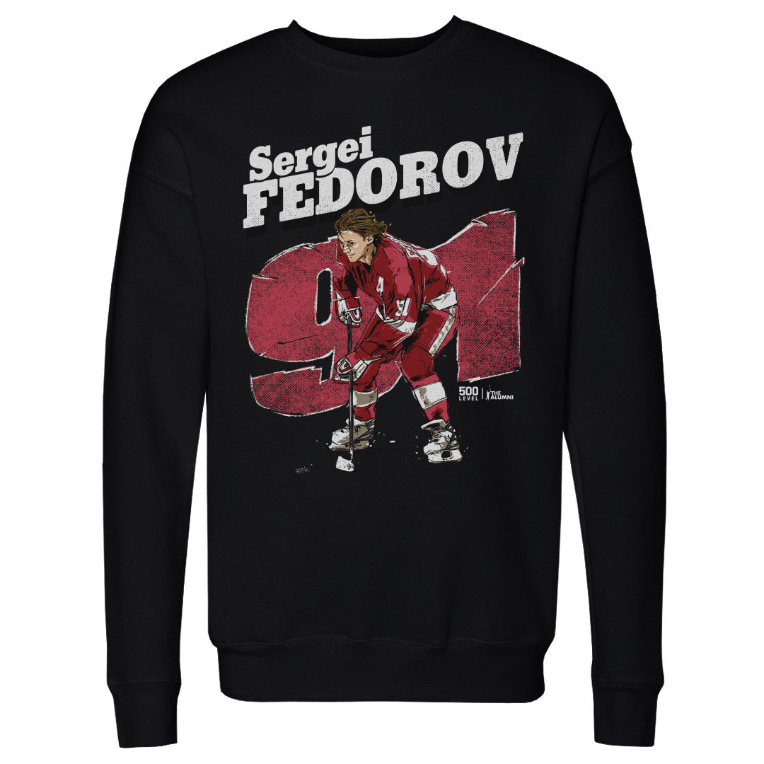 Sergei Fedorov Detroit Retro WHT