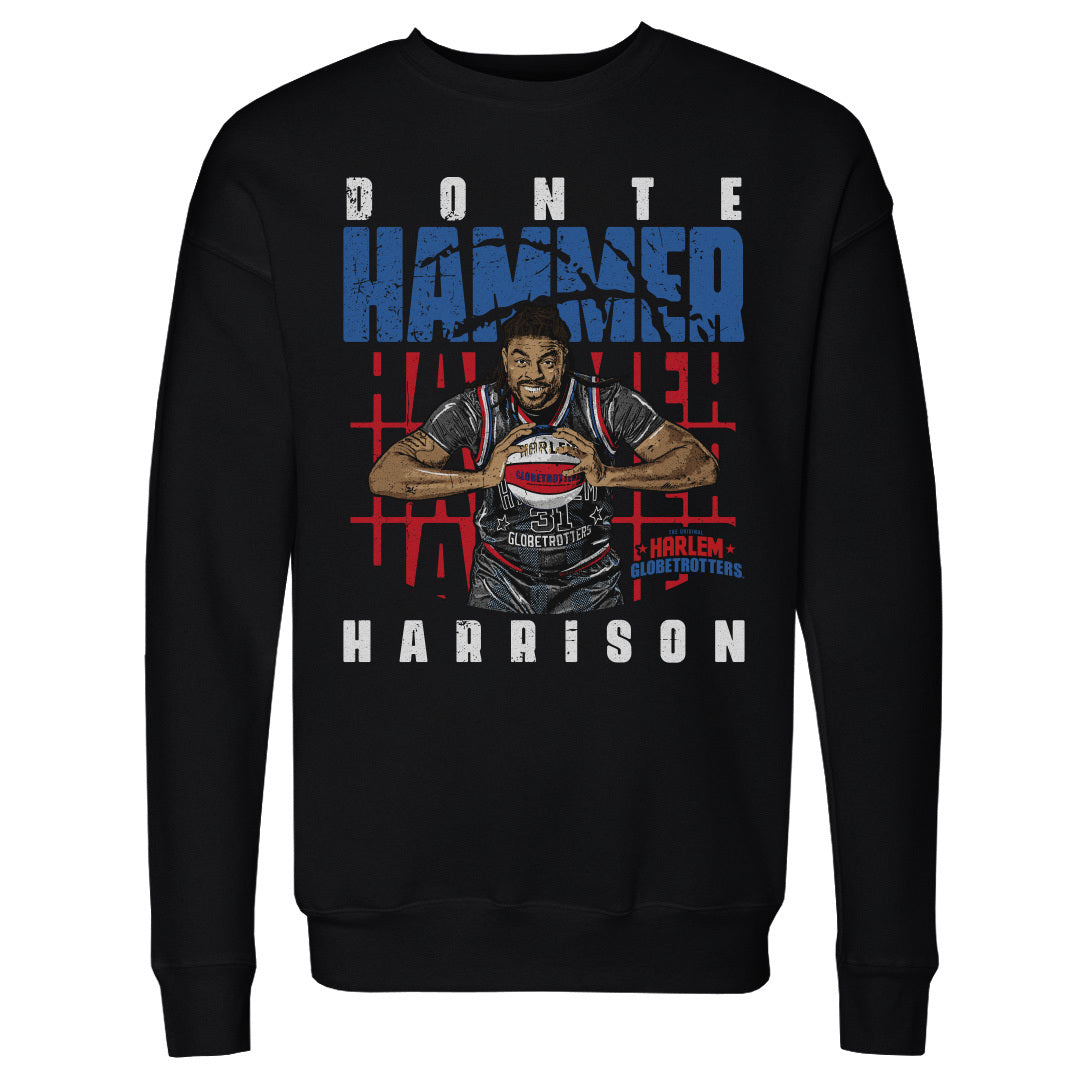 Hammer Harrison Harlem Globetrotters Pose WHT