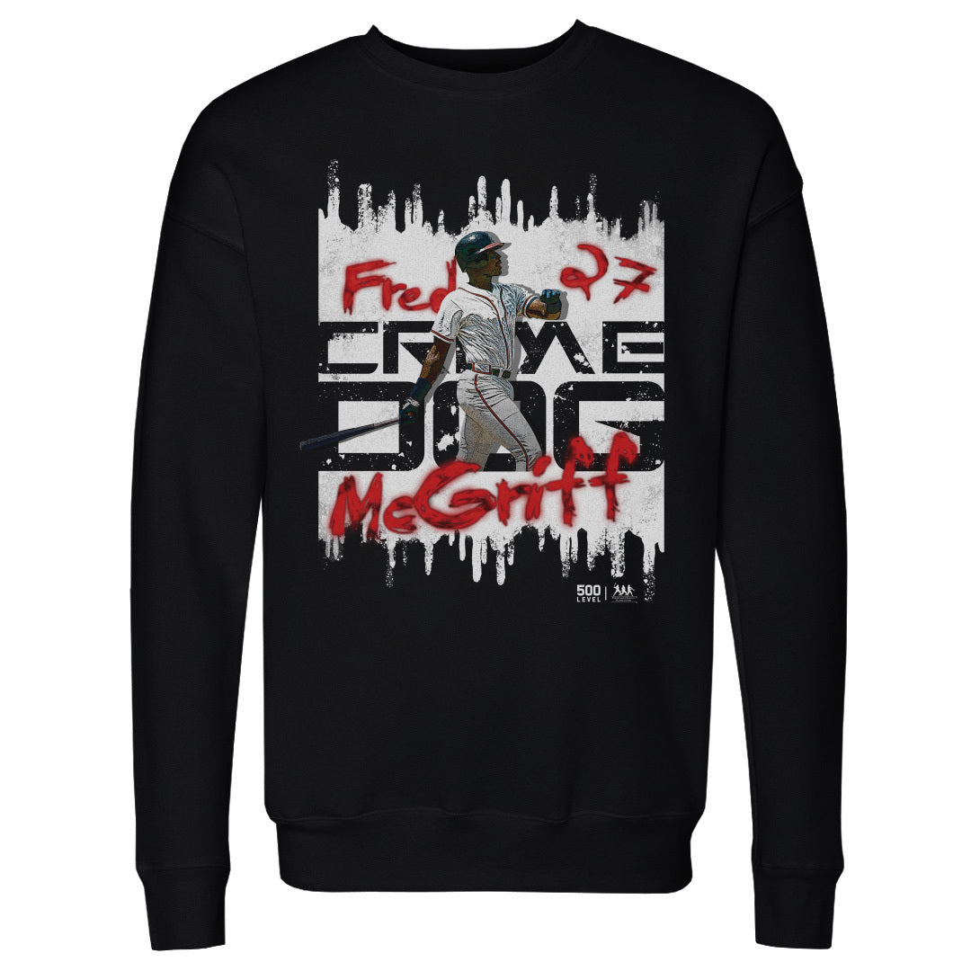 Fred McGriff Atlanta Name Number WHT
