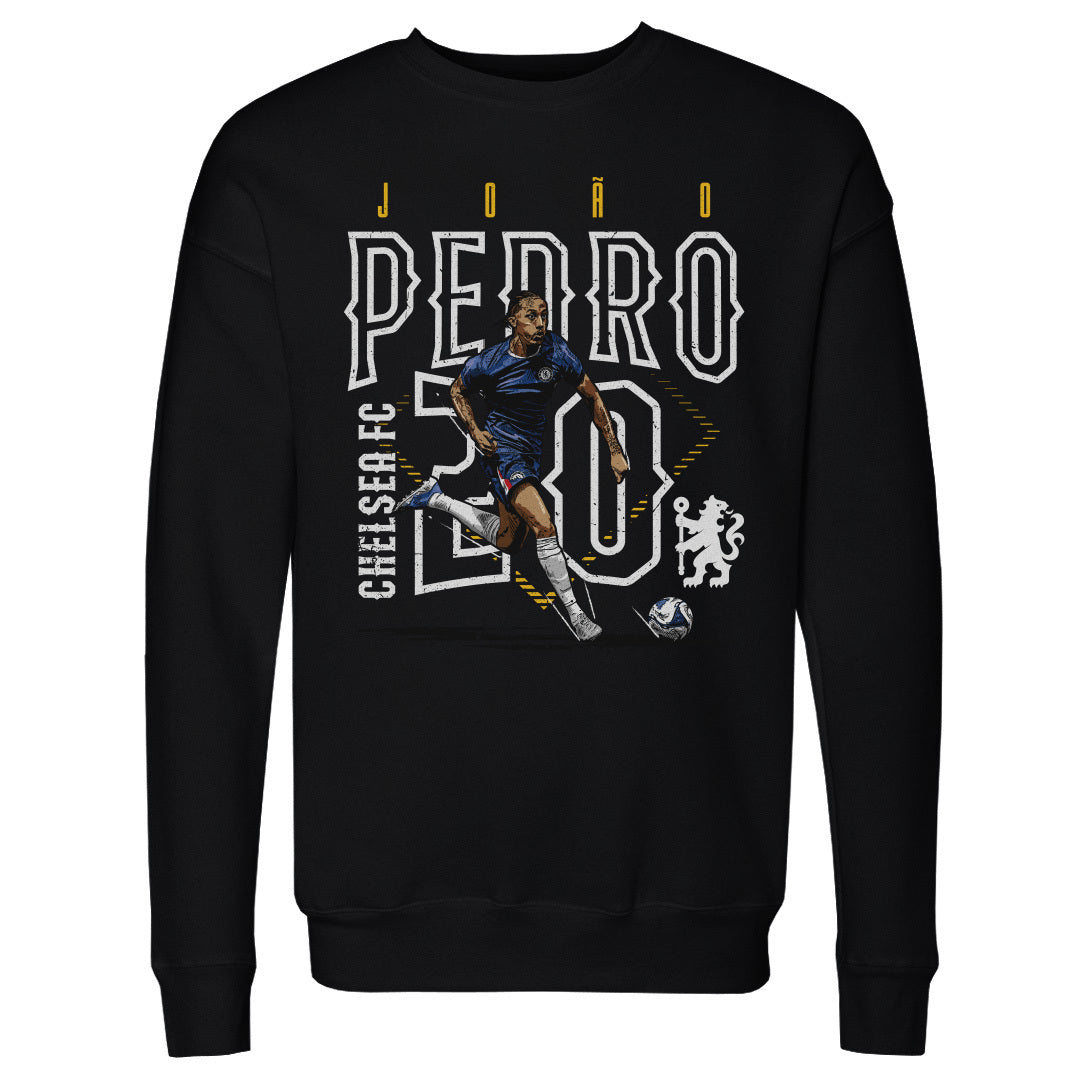 Joao Pedro Chelsea FC Outline Number WHT
