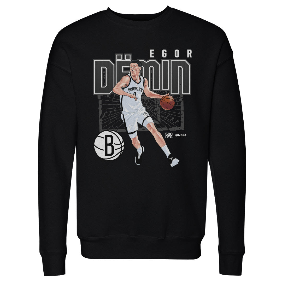 Egor Demin Brooklyn Nets Shattered WHT