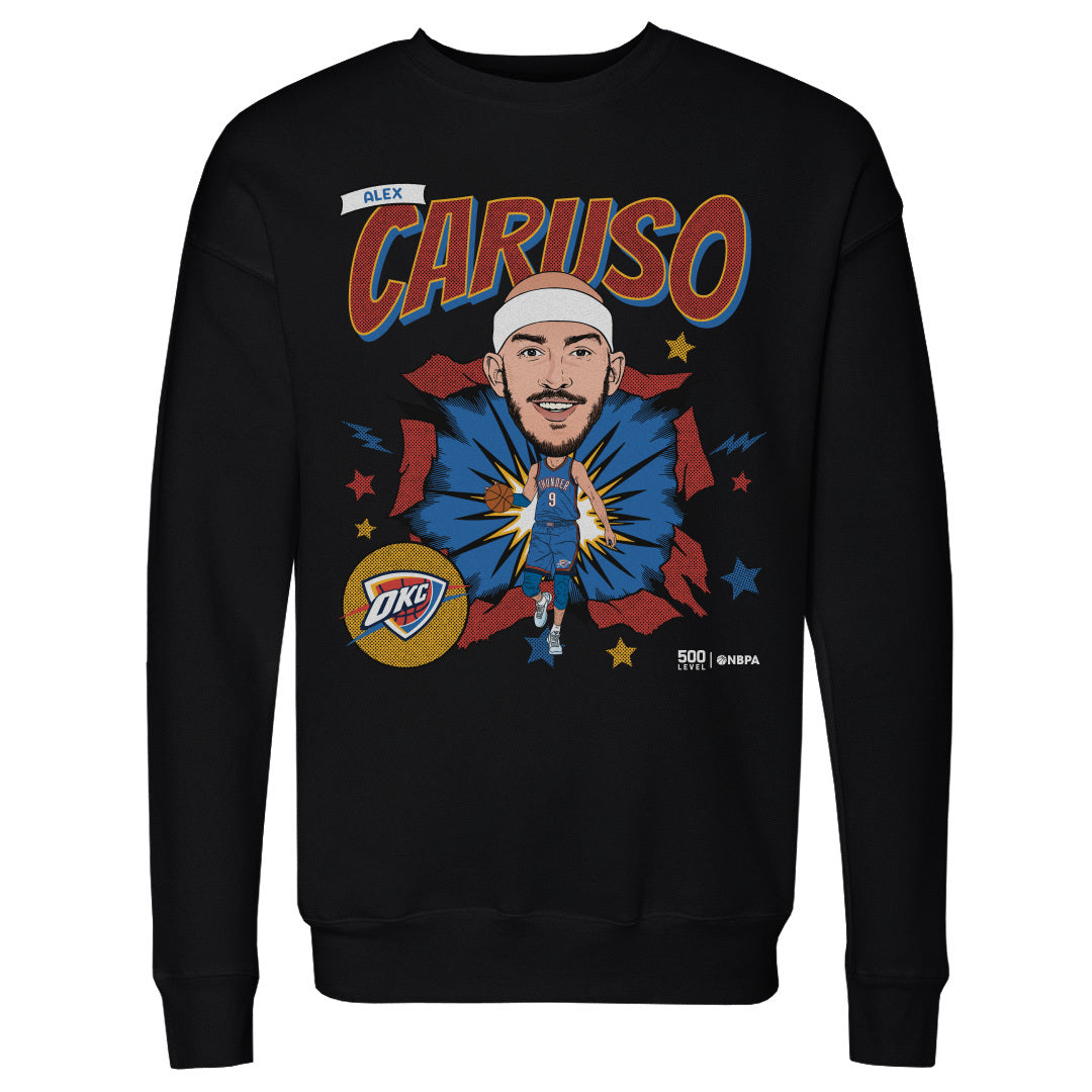 Alex Caruso Oklahoma City Thunder Caricature WHT