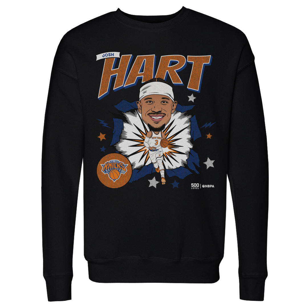 Josh Hart New York Knicks Caricature WHT