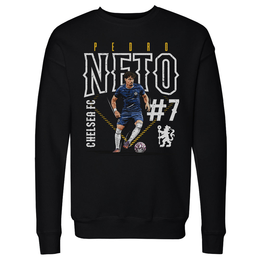 Pedro Neto Chelsea FC Outline Number WHT
