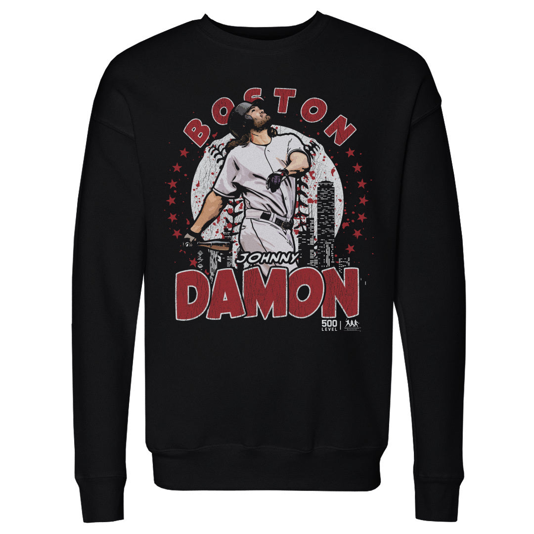 Johnny Damon Boston Gritty WHT