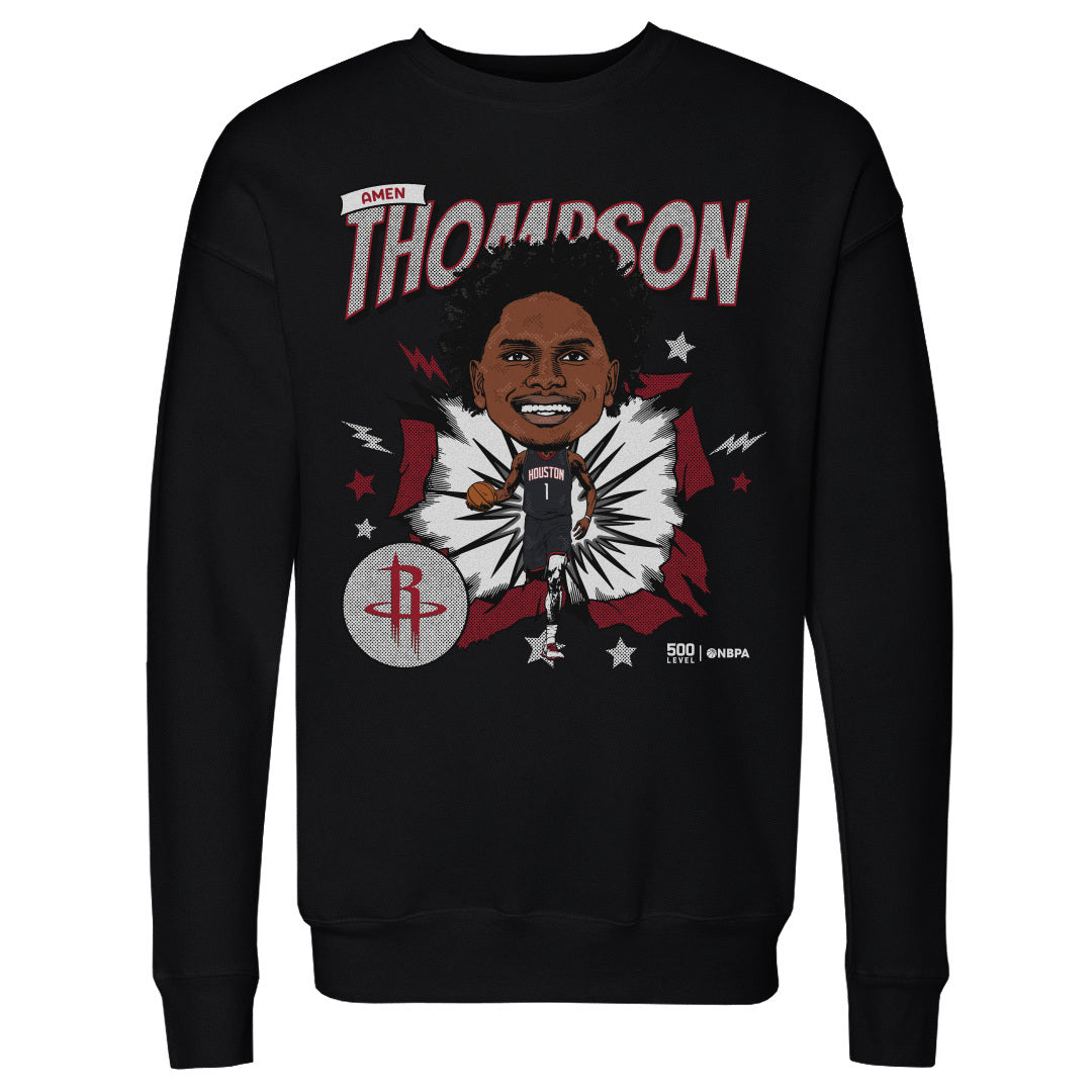 Amen Thompson Houston Rockets Caricature WHT