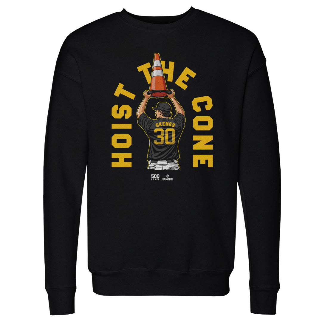 Paul Skenes Pittsburgh Hoist The Cone WHT