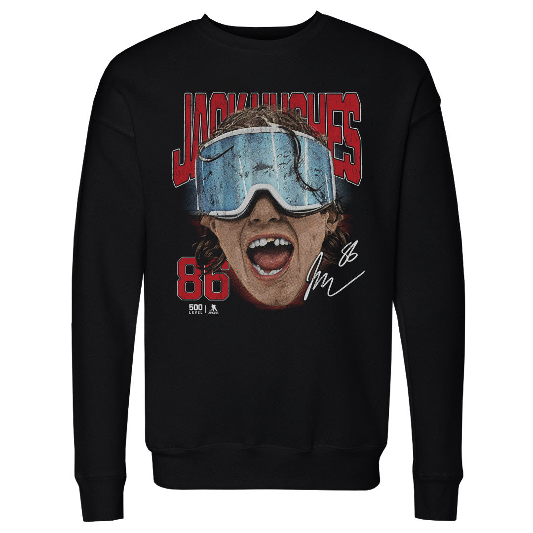 Jack Hughes New Jersey Goggles WHT