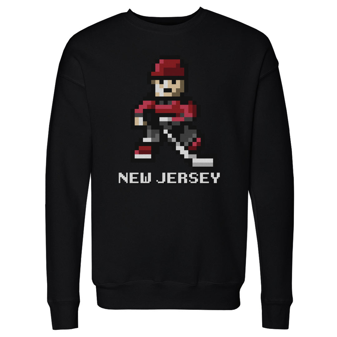 New Jersey Hockey 8-bit WHT