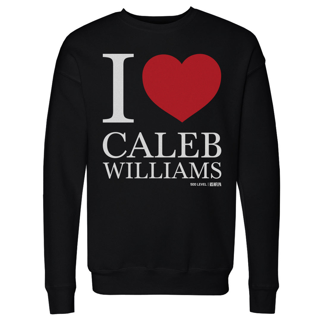 Caleb Williams Chicago I Love WHT