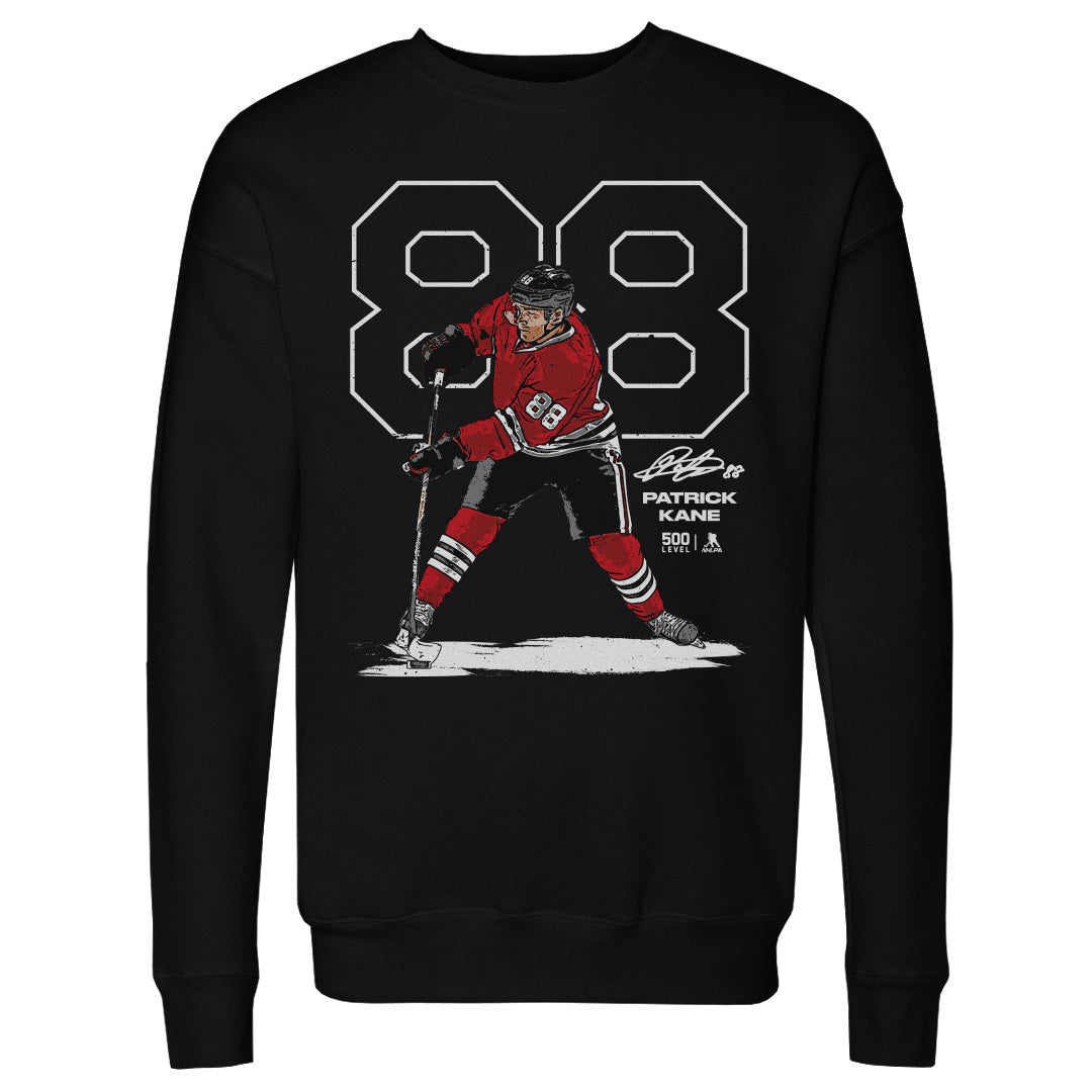 Patrick Kane Chicago Outline WHT