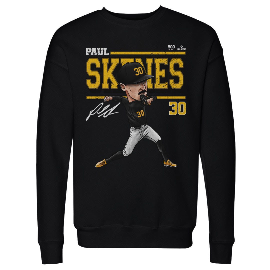 Paul Skenes Pittsburgh Cartoon WHT