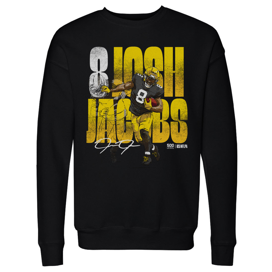 Josh Jacobs Green Bay Stiff Arm WHT