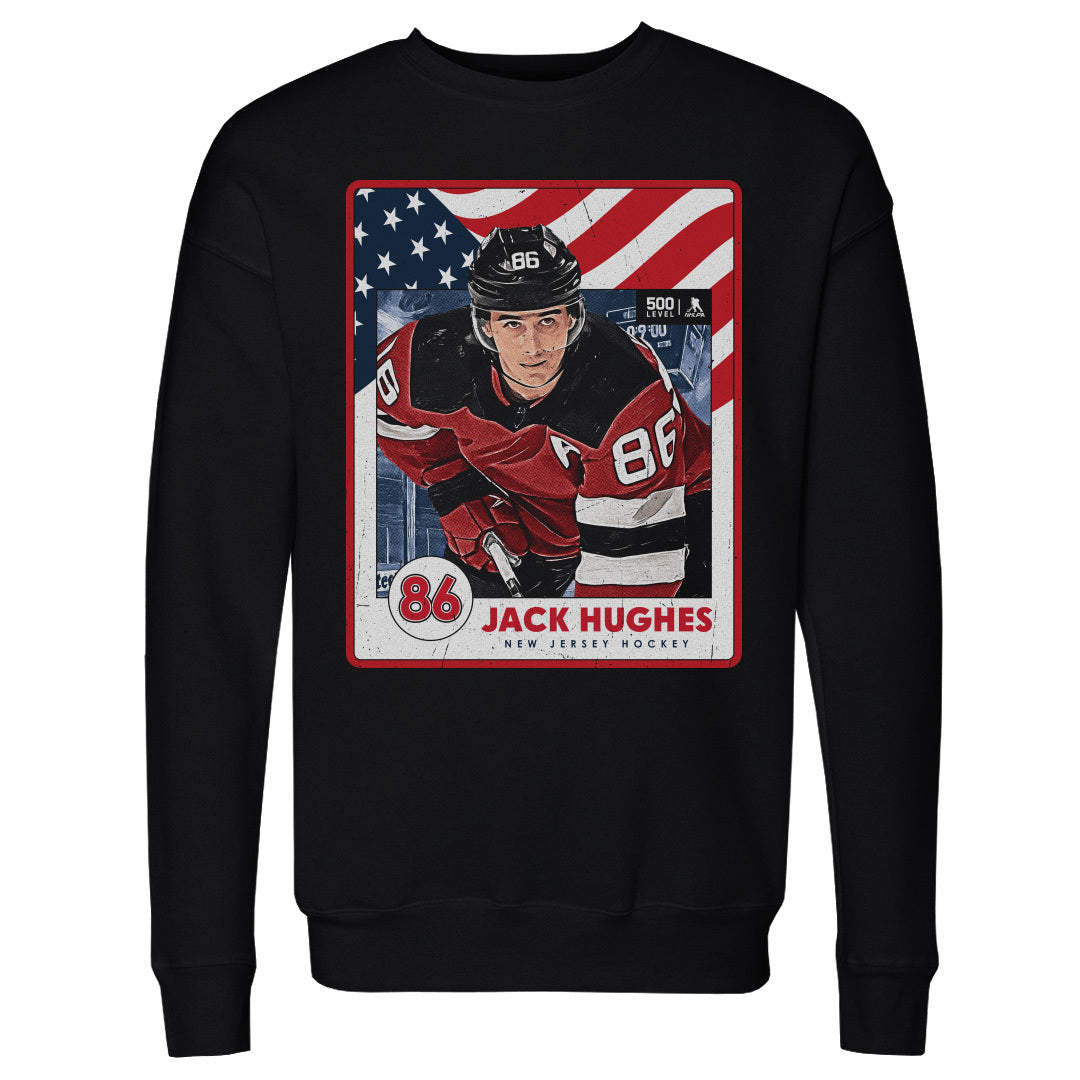 Jack Hughes New Jersey USA Card WHT